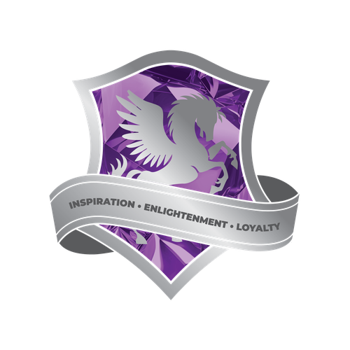 Pegasus house crest: Inspiration, Enlightenment, Loyalty